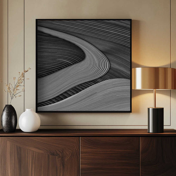 Tablou înramat „The wood project III - Zen garden” de Luc Vangindertael (laGrange)