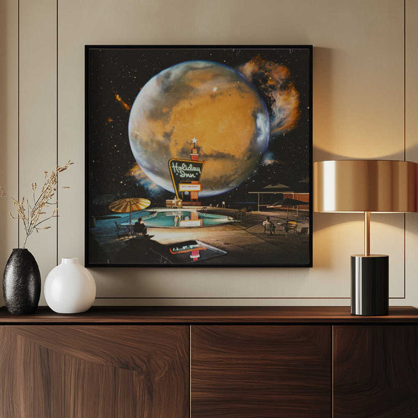 Tablou înramat „The Space Hotel” de Taudalpoi