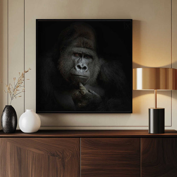 Tablou înramat „ego cogito, ergo sum” de Antje Wenner-Braun