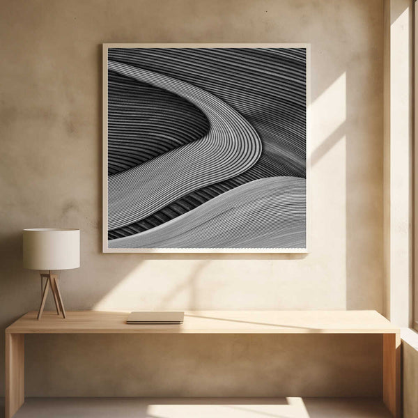 Tablou înramat „The wood project III - Zen garden” de Luc Vangindertael (laGrange)