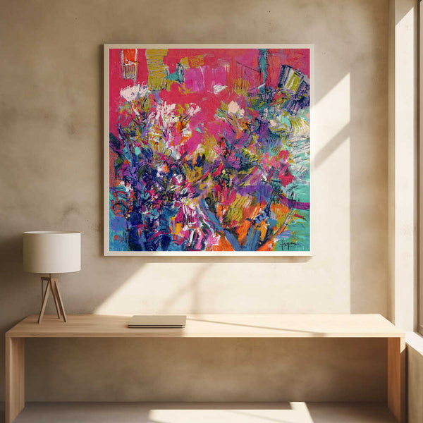 Tablou înramat „Radiant Floral Harmony” de Dorothy Fagan