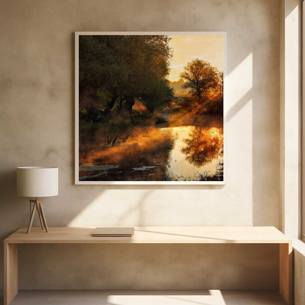 Tablou înramat „When nature paints with light I” de Leicher Oliver