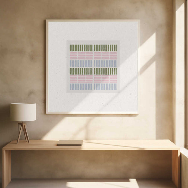 Tablou înramat „Pastel Patterns” de THE MIUUS STUDIO