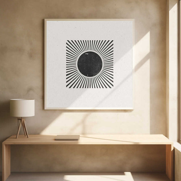 Tablou înramat „Radial Eclipse” de THE MIUUS STUDIO