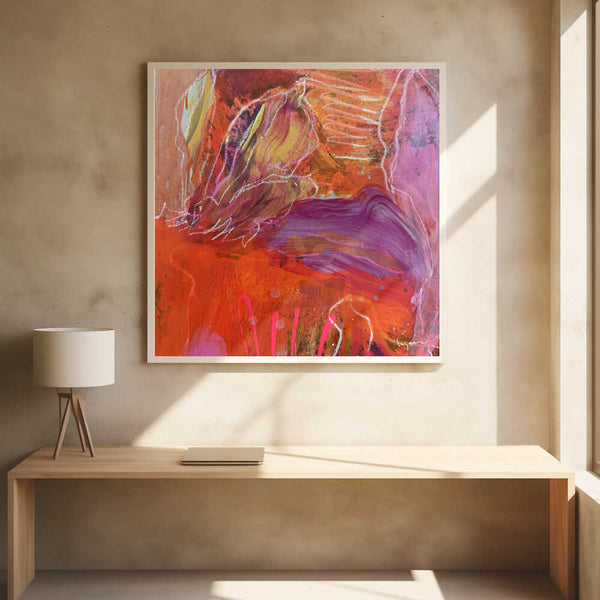 Tablou înramat „Vibrant Whirlwind” de Dorothy Fagan