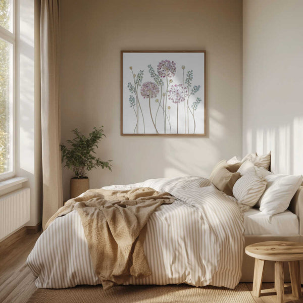 Tablou înramat „Allium” de Mandy Disher