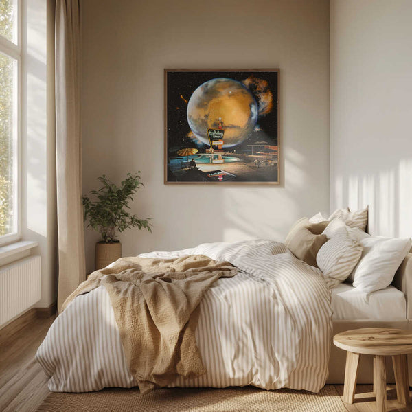 Tablou înramat „The Space Hotel” de Taudalpoi