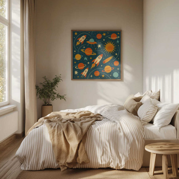 Tablou înramat „Planetary Exploration” de Taudalpoi