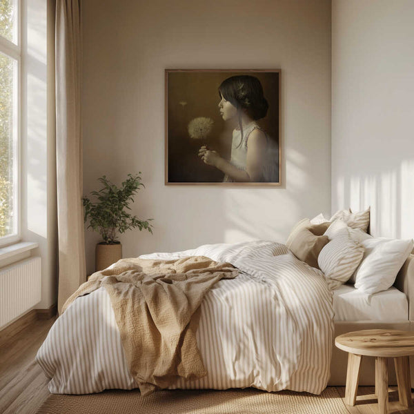 Tablou înramat „A Dandelion Poem” de Svetlana Bekyarova