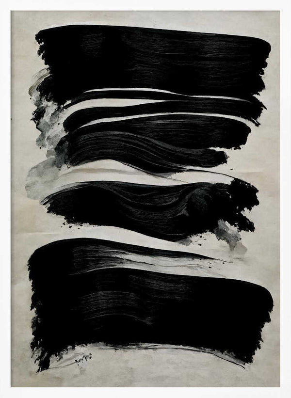 Tablou înramat „Brushstroke Symphony” de Treechild