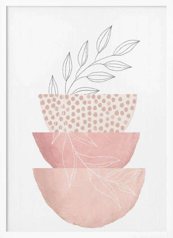 Tablou înramat „Love Pink-3” de Sally Ann Moss