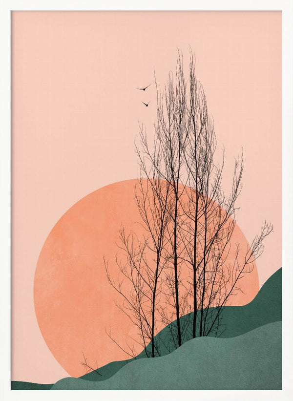 Tablou înramat „Sunset Memories” de Kubistika