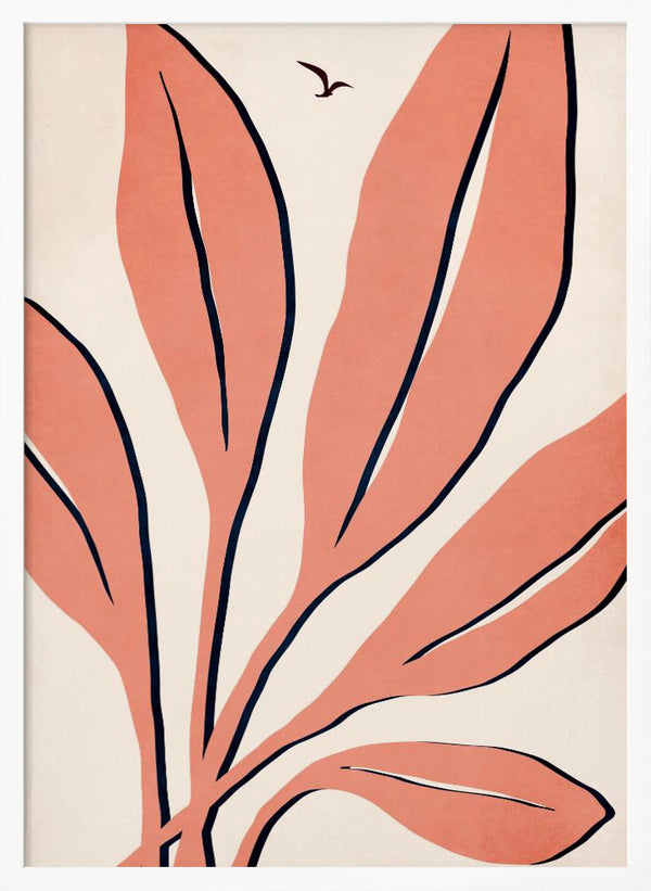 Tablou înramat „Ophelia Rosé” de Kubistika