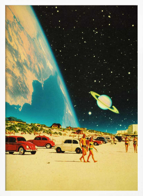 Tablou înramat „Galaxy Beach” de Taudalpoi