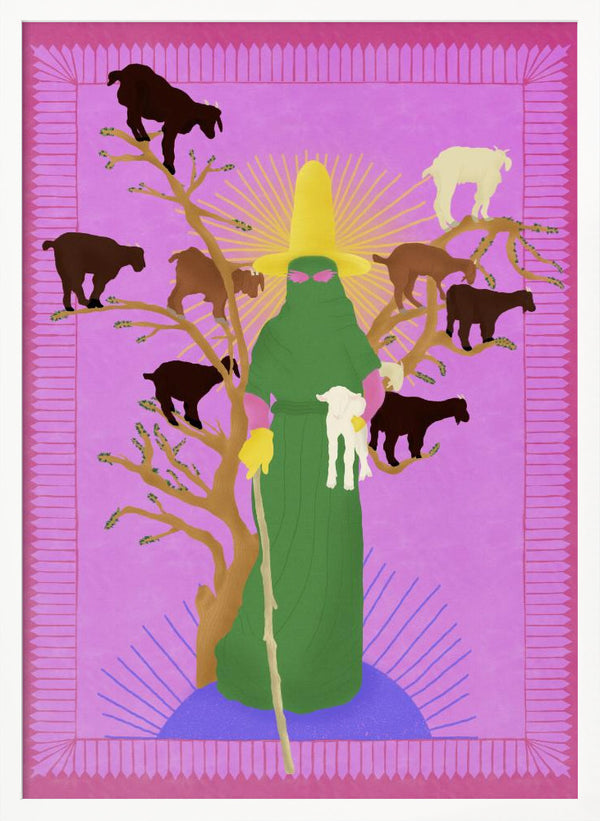 Tablou înramat „Holy Woman Herder” de Jota de jai