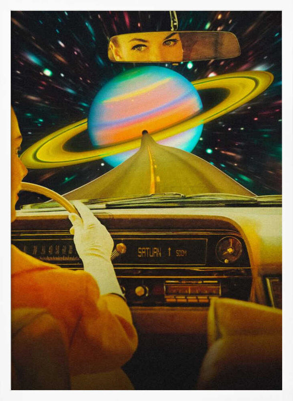 Tablou înramat „Saturn Commute” de Taudalpoi