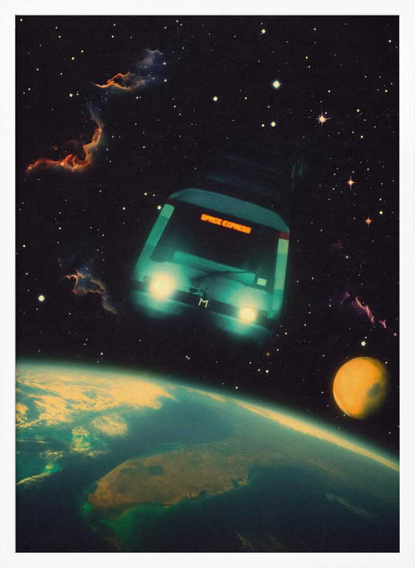 Tablou înramat „The Space Express” de Taudalpoi