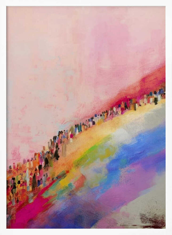 Tablou înramat „Pastel Dreamscape” de Treechild