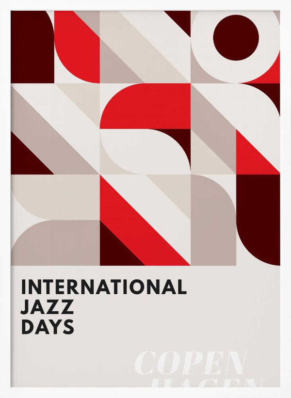 Tablou înramat „Jazz Days Copenhagen” de Kubistika
