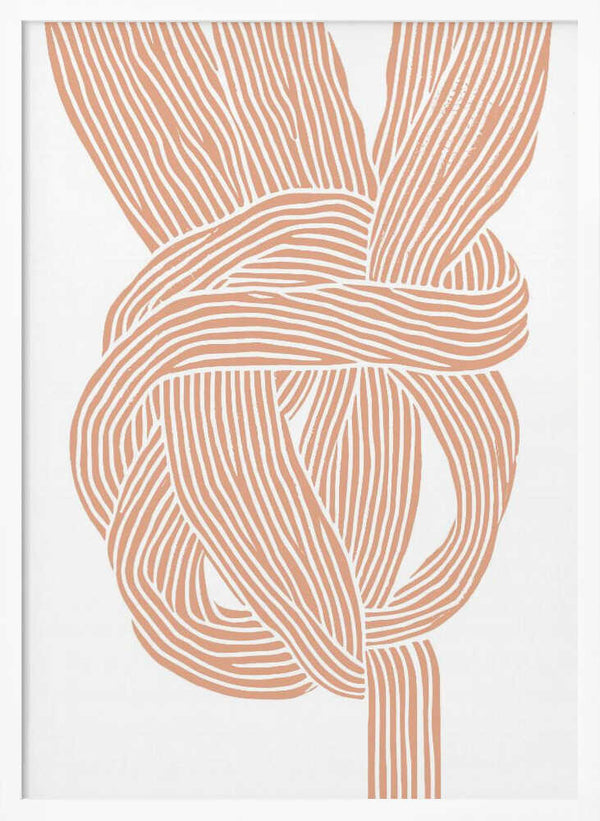 Tablou înramat „Endless Loop Lines” de Treechild