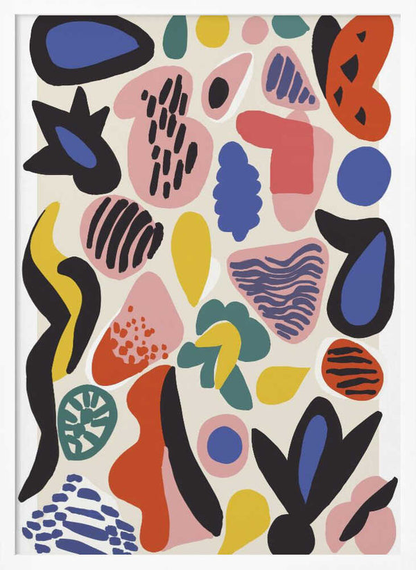 Tablou înramat „Vibrant Abstractions” de Treechild