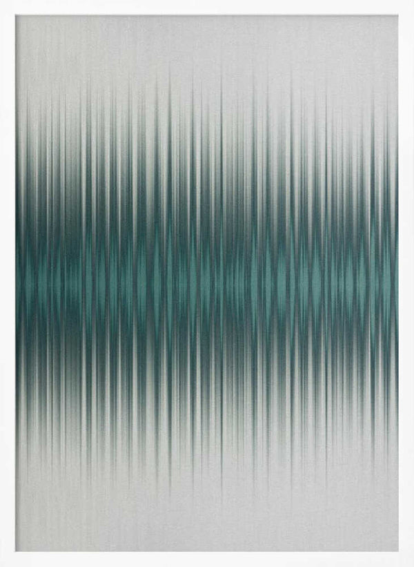 Tablou înramat „Euphoria - White and Green” de Alma