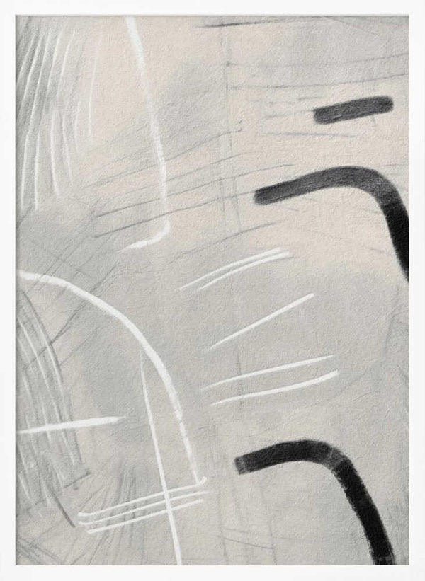 Tablou înramat „Gestual #3” de Alma