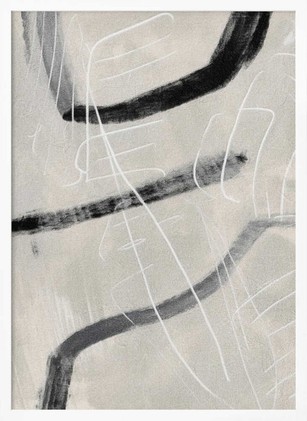 Tablou înramat „Gestual #4” de Alma