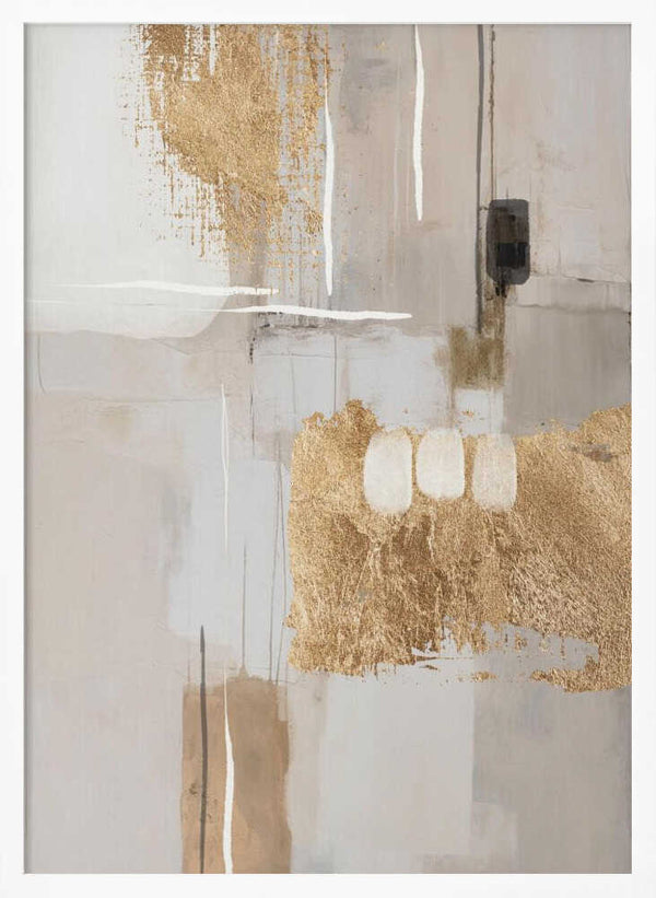 Tablou înramat „Golden Canvas” de Sally Ann Moss