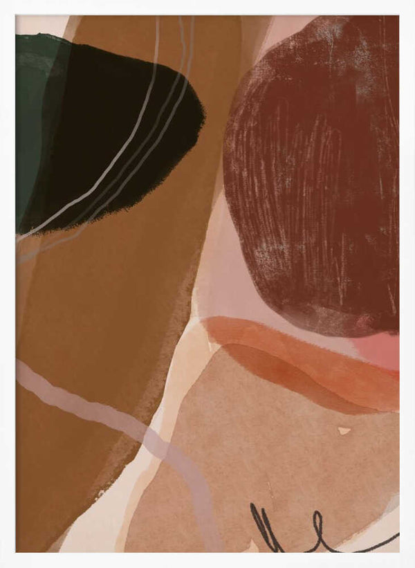 Tablou înramat „Chatter” de Gemma Bardot