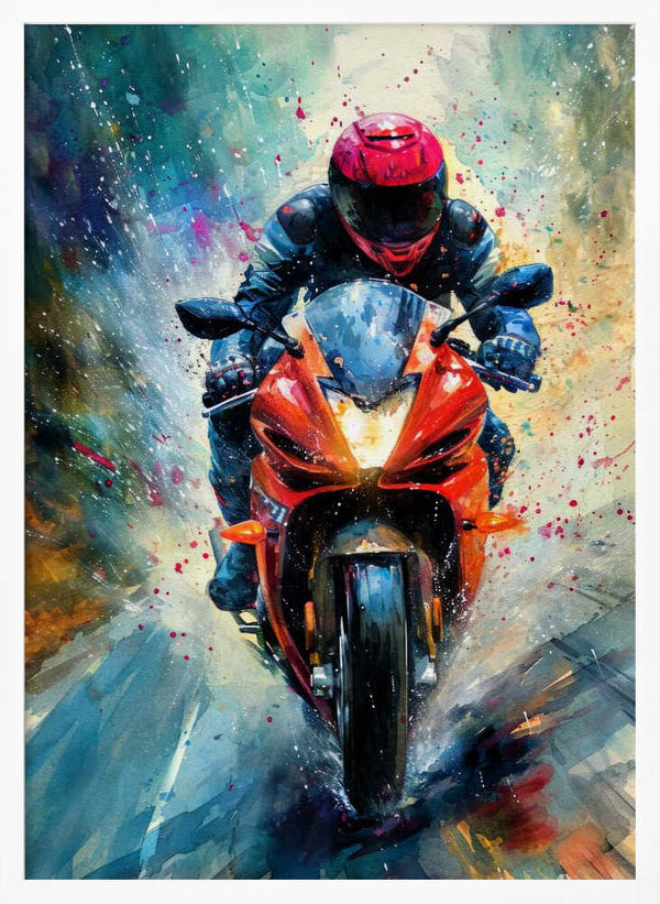 Tablou înramat „Sport Motor 1” de Justyna Jaszke