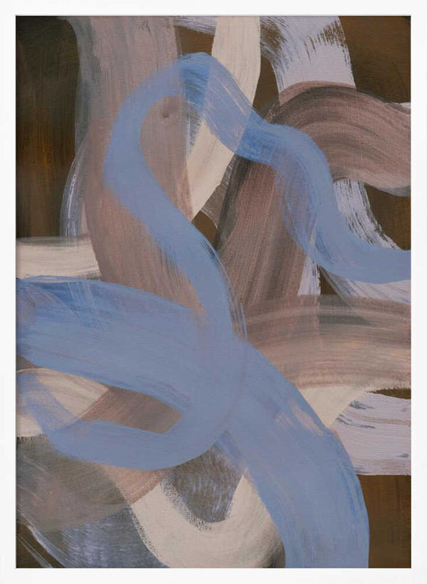 Tablou înramat „Abstract Brush Strokes 124X” de Mareike Böhmer