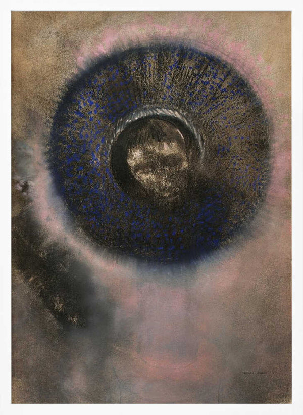 Tablou înramat „Head Within an Aureole” de Odilon Redon
