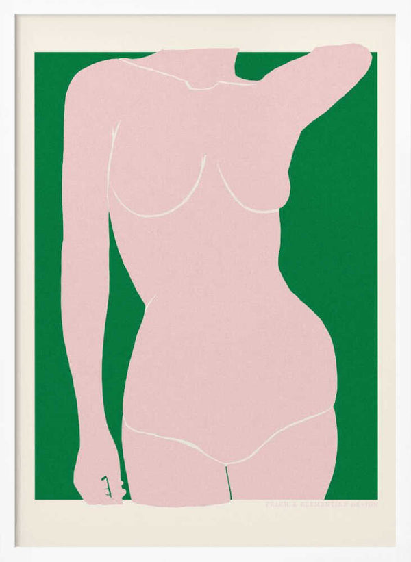 Tablou înramat „P&c Figure#3 Copy 2” de Jenny Liz Rome