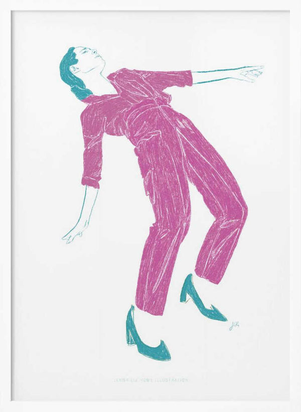 Tablou înramat „Jlr Dancing13 Copy” de Jenny Liz Rome