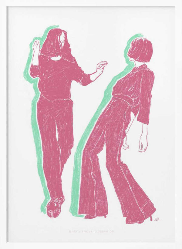 Tablou înramat „Jlr Dancing3 Copy” de Jenny Liz Rome