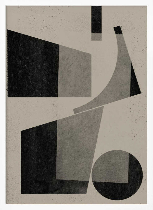 Tablou înramat „Geometric Harmony” de THE MIUUS STUDIO