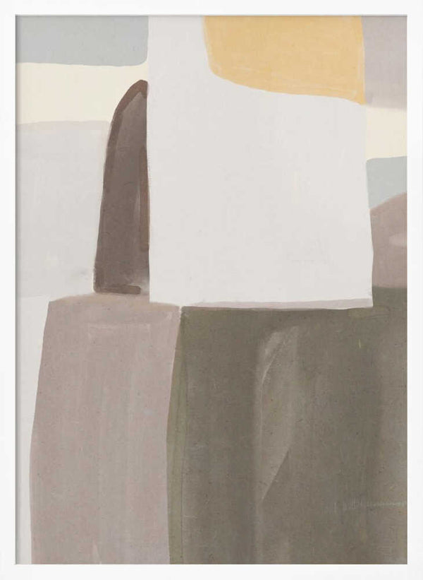 Tablou înramat „Muted Geometry” de Little Dean