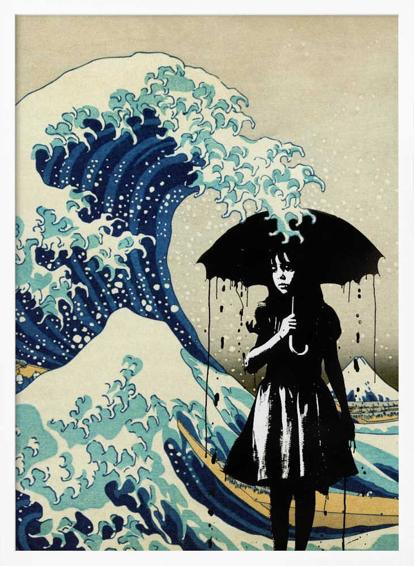 Tablou înramat „Under the Wave” de Dikhotomy