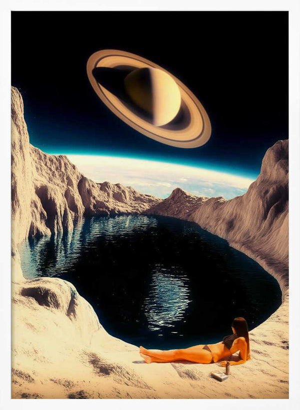 Tablou înramat „Moon Pool” de Taudalpoi