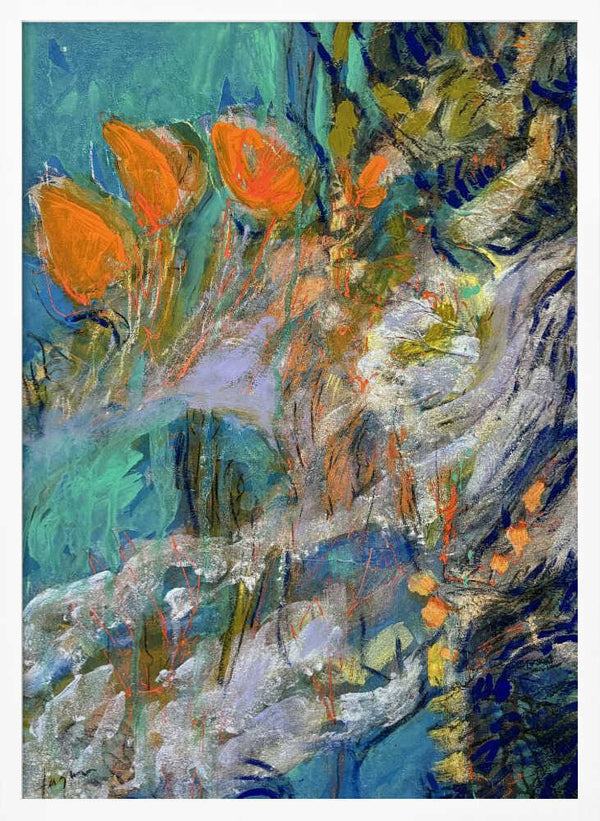 Tablou înramat „Vivid Floral Dream” de Dorothy Fagan