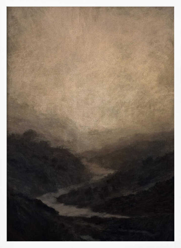 Tablou înramat „Highland River” de Dan Hobday