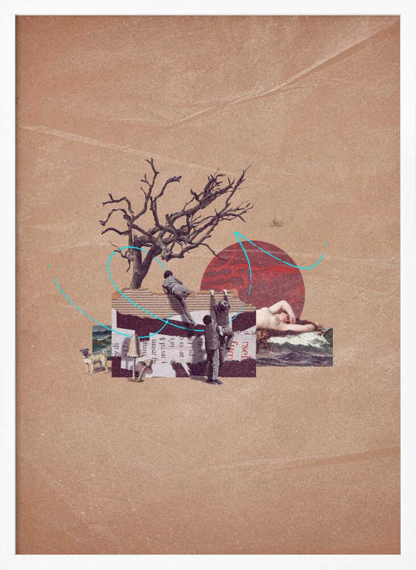 Tablou înramat „Barren Tree” de Dominik Przerwa