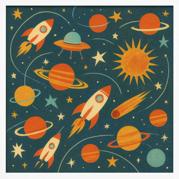 Tablou înramat „Planetary Exploration” de Taudalpoi