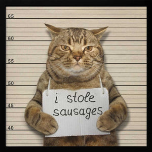 Tablou înramat „Crime and Punishment....” de Iryna Kuznetsova (Iridi)