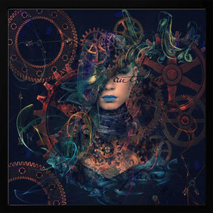 Tablou înramat „Reincarnation” de Natalia Simongulashvili   ( NATALIORION )