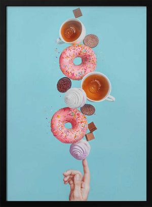Tablou înramat „Weekend donuts” de Dina Belenko