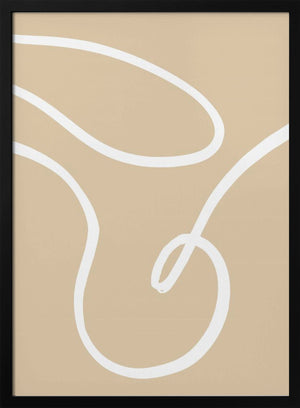 Tablou înramat „Beige Lines 02” de Pictufy Studio