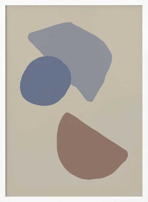 Tablou înramat „Organic Shapes 04” de Pictufy Studio