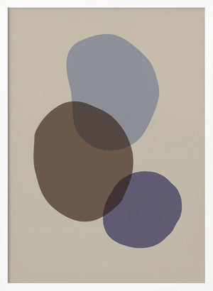 Tablou înramat „Organic Shapes 05” de Pictufy Studio